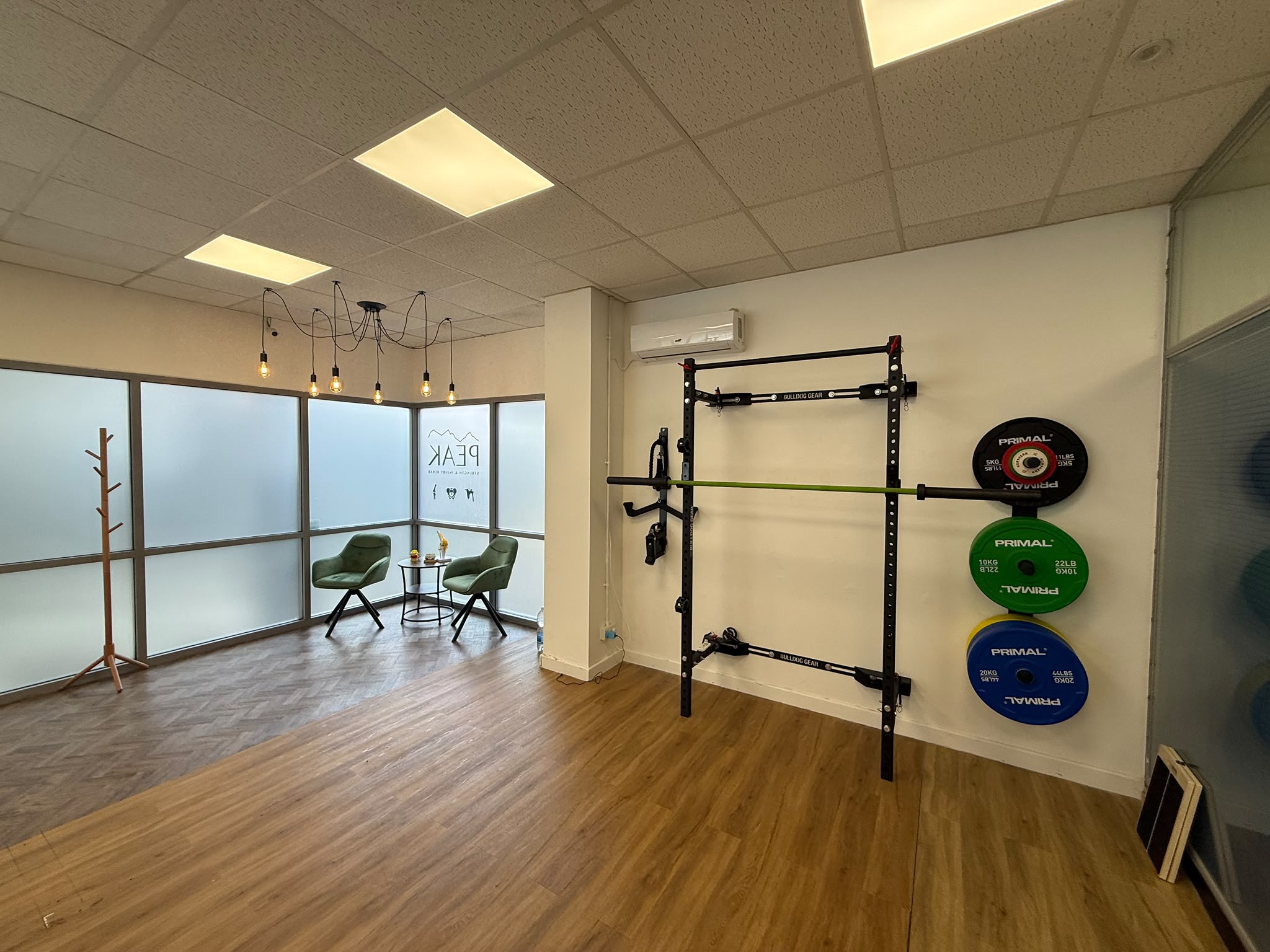 Rehabilitation space at Treatments at Peak